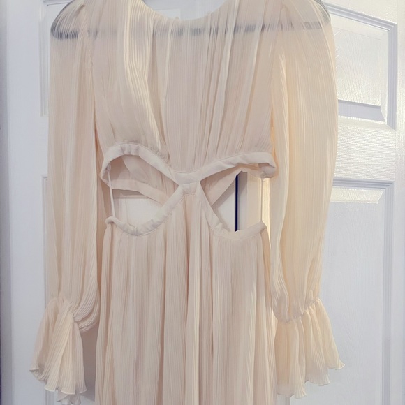 Zara Small Pleated Cut Out Dress 8741/253/712 - Picture 7 of 9